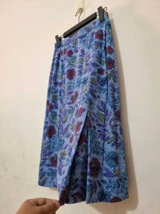 Floral Print Midi Skirt