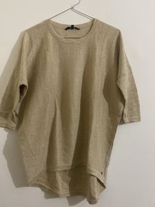 Golden Loose Fit Top