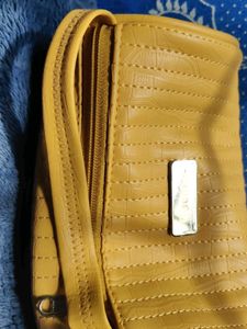 Stylish Mustard Spacious Sling Bag