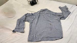 men&#39;s checked shirt