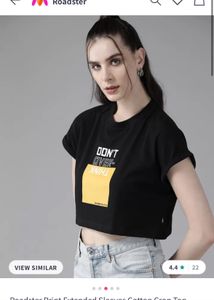 Black Crop Top