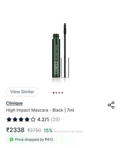 Clinique High Impact Mascara..