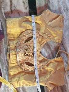Gold Saree.