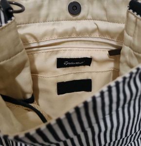 Transparent &amp; Striped Bag: Monsoon Essential