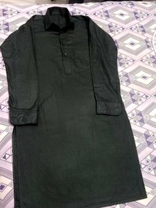 Boy's Black Kurta Pajama Set