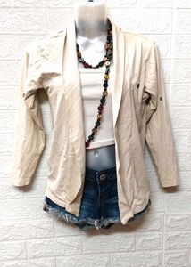 Tops &amp; Dresses For Rs.99 Only/ Cream Cardigan