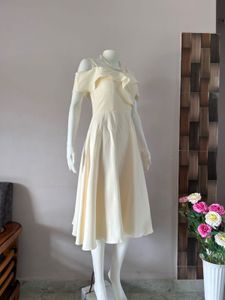 A-line midi gown