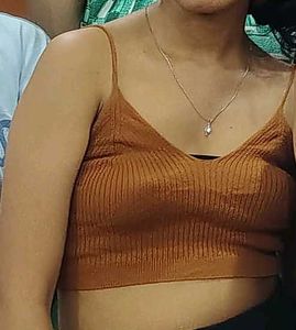 Ribbed Knit Crop Top