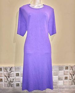 Size Large🎁Buy 2 Get 1 Free 🎁Purple Midi Dress