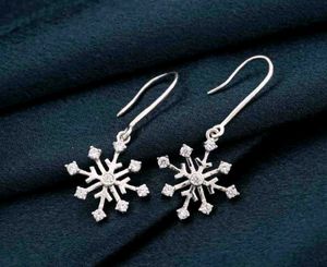SS925 snowflake zircon drops 2