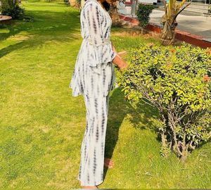 Tie-Dye Palazzo Kurta Set