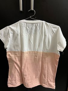 White And Pink T Shirt