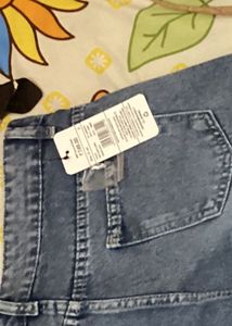 Shein High rise Cut out distressed stone wash jean