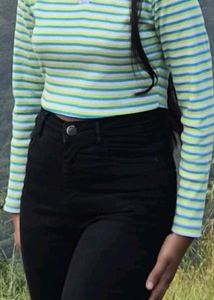 Striped Long Sleeve Top