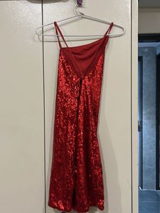 sexy hm red mini dress