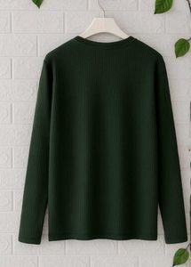 💥Girls Full Sleeve Top - Dark Green
