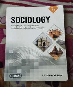 Principles Of Sociology By CN Shankar Rao