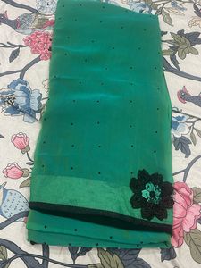 Elegant Black Saree