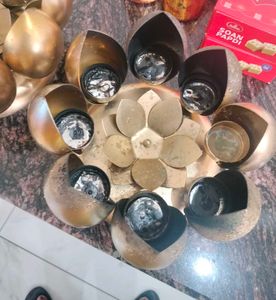 Lotus Candle Holder set of 2