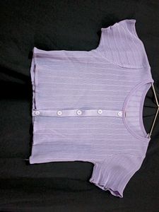 Purple Crop Top