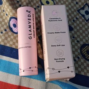 Never Used Glamveda Creamy Matte Lipstick💕🫧