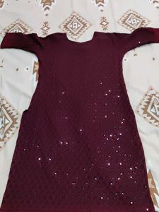 Merun Chikankari Top