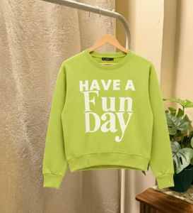 Fun Day Green Sweatshirt_Brand New