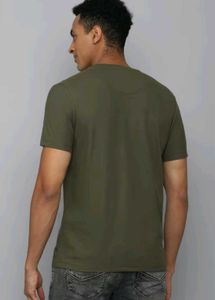 Allen Solly Olive Green T-Shirt