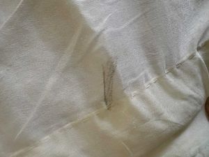 Gota Patti White Saree