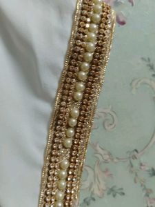 White Imported Saree