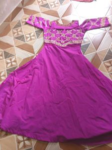 Elegant Pink Ethnic Gown