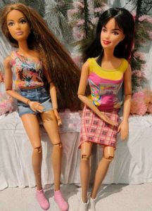Two Vintage Barbie Doll