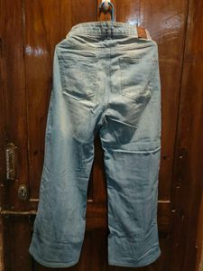Ripped Wide Leg Jeans