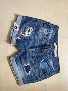 Distressed Denim Shorts| Used Only 1