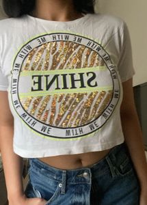 Printed Crop Top