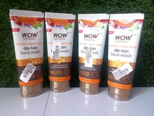 Wow Ubtan Face Wash Pack Of 4(Sealed)