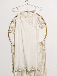 Lace Satin Slip dress