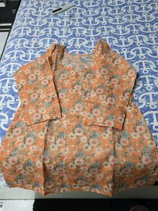 Floral Print Kurta