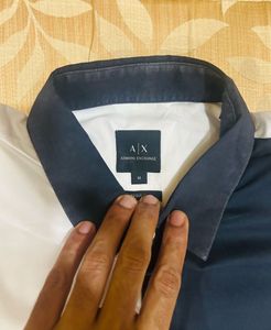 A|X Armani Exchange Color Block Shirt