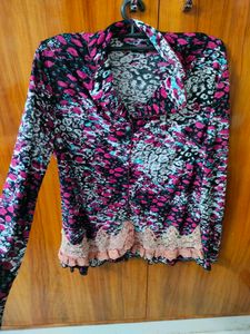 Shirt Style Top Combo (Printed)