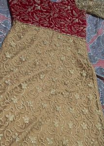 Red &amp; Gold Kurti