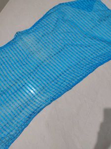 Blue Striped Dupatta