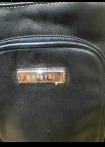 Classic Black Multi-Pocket Shoulder Bag
