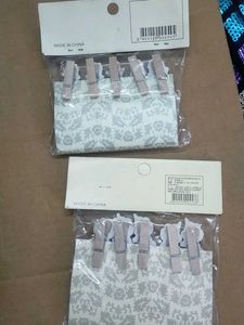 Unicorn And Minion Wooden Paper Clips