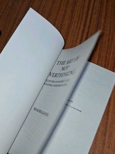 The Art Of Not Overthinking 🤧✨️