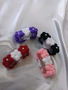 Crochet Claw Clips 💗