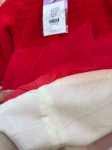 NEW Festive Red Girl Baby Dress