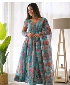 Fixed Price Gown With Dupatta New And Unused