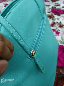 Caprese Turquoise Satchel Bag