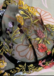 Black &amp; Multicolour Net Set